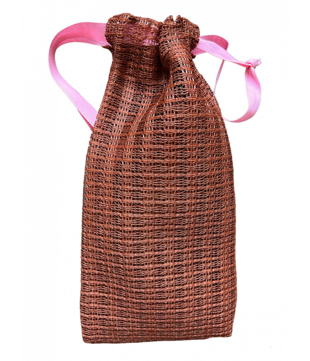Friulane bebe' velluto marrone "let it be" ricamo a mano personalizzabile